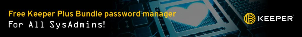 SysAdmin Day Keeper Security Password Manager